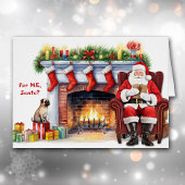 Santa's Gift Pug Dog Christmas