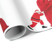 Santa's Gift Sack Verpakking Papier (Rol Hoek)