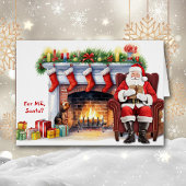 Santa's Gift Yorkshire Terrier Hond Kerstmis