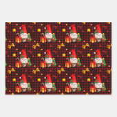 Santa's Gnomes Inpakpapier Vel (Voorkant 3)