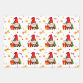 Santa's Gnomes Inpakpapier Vel (Voorkant)