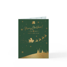 Santa's Gold Sleigh Kerstmis