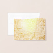 Santa's Golden Elves Workshop Folie Kaart (Voorkant met envelop)