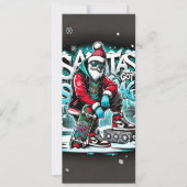 Santa's Got Swag Christmas Kaart voor jongens (Voorkant)