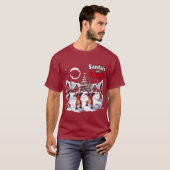 Santa's Got Swag: een eigenzinnige kerst T-shirt (Voorkant volledig)