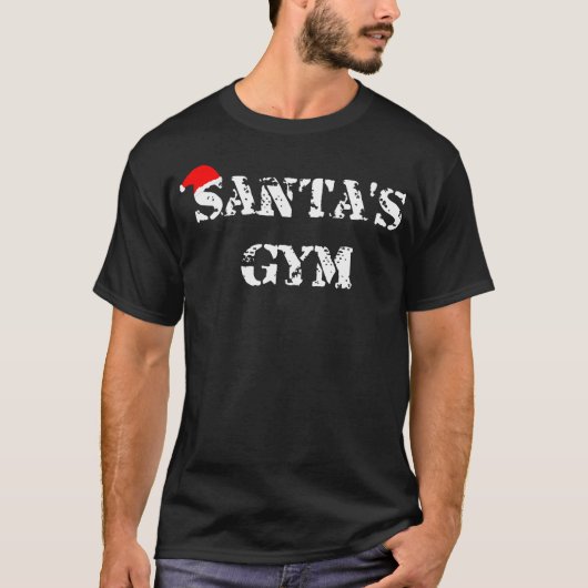 Santa's Gym Fitness Workout Top (Voorkant)