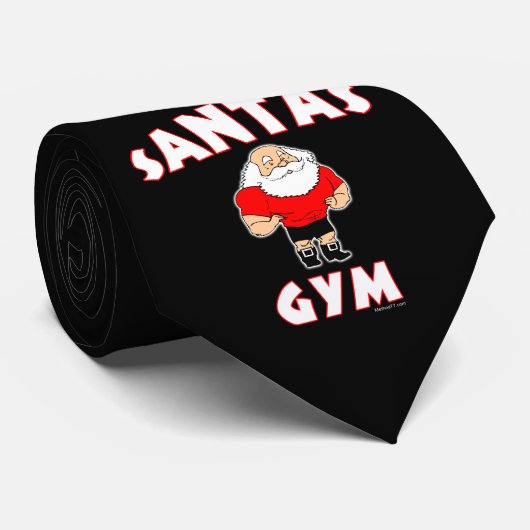 Santa's Gym Stropdassen (Opgerold)