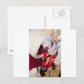 Santas Hands Feestdagenkaart (Voorkant / Achterkant)