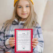 Santa's Heartfelt Letter Wenskaart