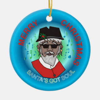Santa's heeft Soul Keramisch Ornament