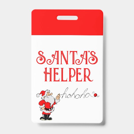 Santa's Helper Badge (Voorzijde)
