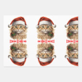 Santa's Helper Cat Cadeaupapier Vellen Set (Voorkant 3)
