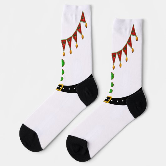 Santa's Helper Elf Kerstmis Sokken (Links)