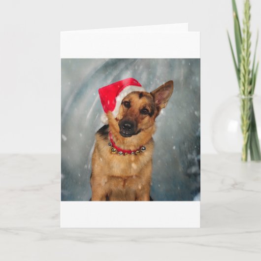 Santas helper feestdagen kaart (Voorkant)