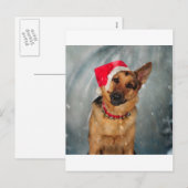 Santas helper feestdagenkaart (Voorkant / Achterkant)