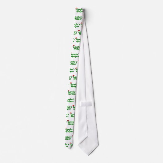 Santas Helper Green Stropdas (Achterkant)
