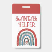 Santa's Helper Holiday Event Badge (Achterkant)