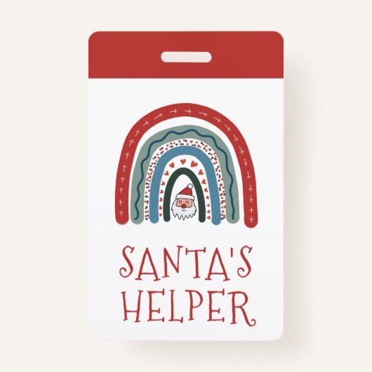 Santa's Helper Holiday Event Badge (Achterkant)
