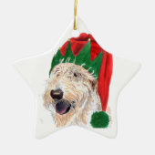 Santa's Helper Keramisch Ornament (Voorkant)