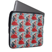 Santa's Helper Kerst Laptop Sleeve (Voorkant Rechts)