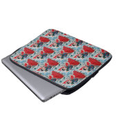 Santa's Helper Kerst Laptop Sleeve (Voorkant onderkant)