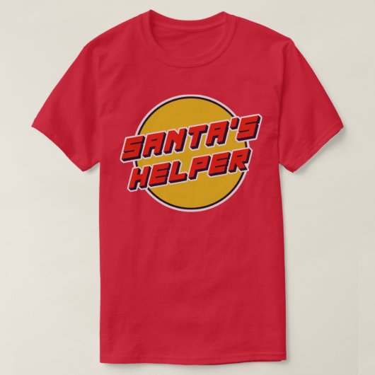 Santas Helper Kerstcadeau T-shirt (Design voorkant)