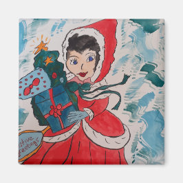 Santa's Helper Kerstmagneet Magneet