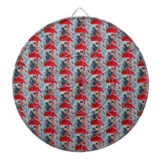Santa's Helper Kerstmis Dartbord (Voorkant)