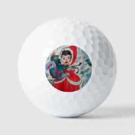 Santa's Helper Kerstmis Golfballen