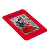 Santa's Helper Kerstmis Magneet (Rechterzijde)