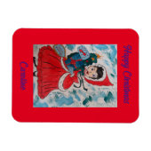 Santa's Helper Kerstmis Magneet (Horizontaal)