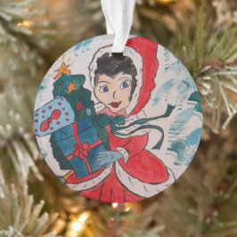 Santa's Helper Kerstmis Ornament