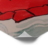 Santa's Helper Kerstmis Poster (Hoek)