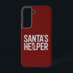 Santa's Helper Kerstmis Samsung Galaxy Hoesje<br><div class="desc">Santa's Helper Kerstmis</div>