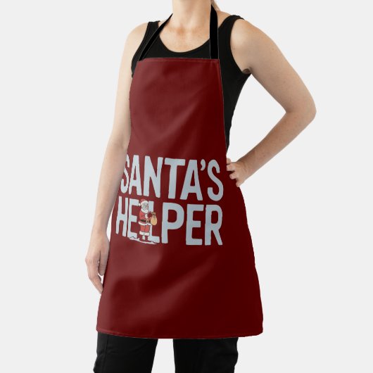 Santa's Helper Kerstmis Schort (Insitu)