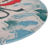 Santa's Helper Kerstmis Snijplank (Hoek)