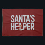 Santa's Helper Kerstmis Theedoek<br><div class="desc">Santa's Helper Kerstmis</div>
