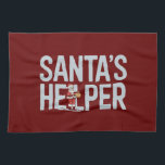 Santa's Helper Kerstmis Theedoek<br><div class="desc">Santa's Helper Kerstmis</div>