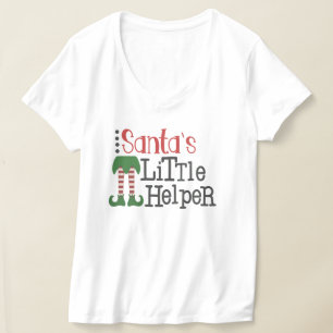 Santa's Helper Kleding, Feestelijke Elf Kerstmis T-shirt