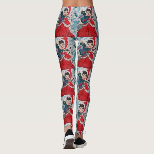 Santa's Helper Leggings (Achterkant)