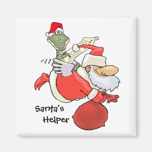 Santa's Helper Magneet (Voorkant)