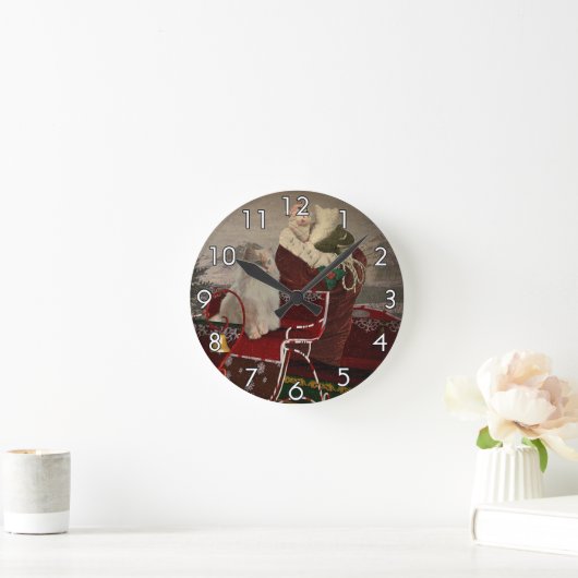 Santa's Helper Ronde Klok (Huis)