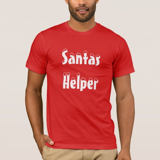 Santas Helper T-Shirt (Voorkant)