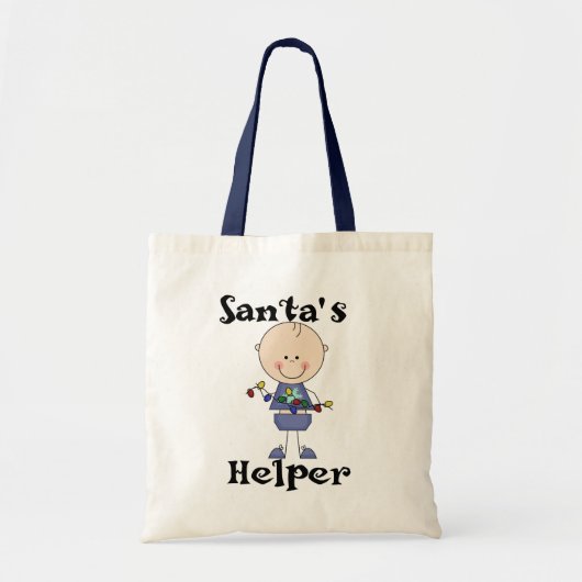 Santa's Helper Vakantie Tshirts en Geschenken Tote Bag (Voorkant)