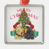 Santas Helpers Metalen Ornament (Voorkant)