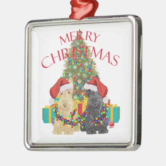 Santas Helpers Metalen Ornament (Links)