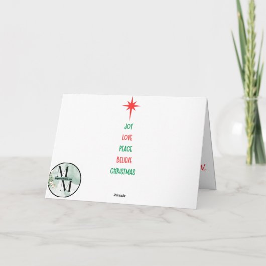 Santa's Hilarische Rudolph Moment - Alpaca Vermomm Kaart (Achterkant)