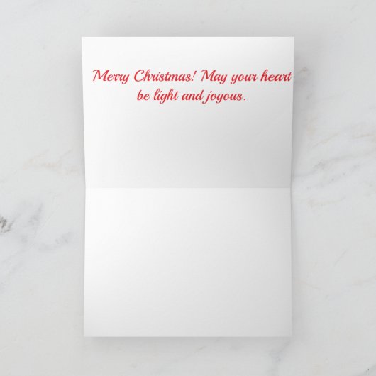 Santa's Hilarische Rudolph Moment - Alpaca Vermomm Kaart (Binnen)