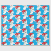 Santa's Ho Ho Ho Cadeaupapier (Vlak)