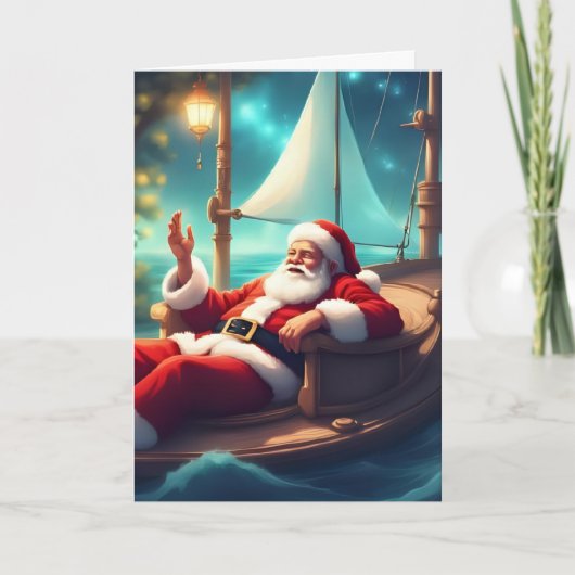 Santa's Holiday Getaway Kaart (Voorkant)